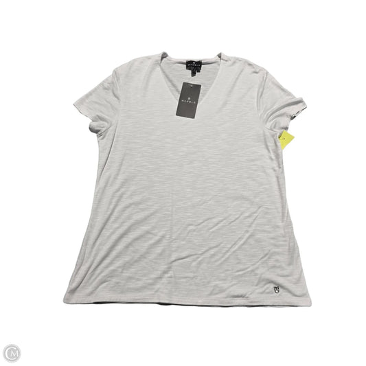 Top Short Sleeve By Cmc In White, Size: L