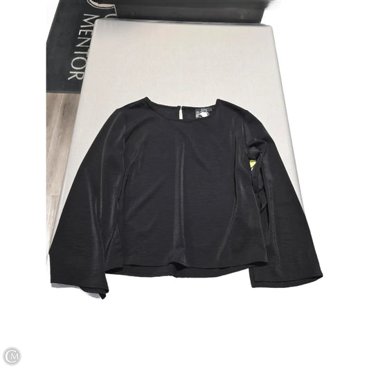 Top Long Sleeve By Cmc In Black, Size: M