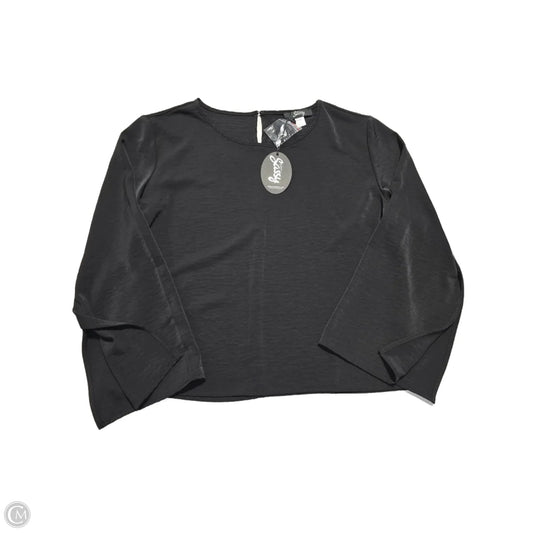 Top Long Sleeve By Cmc In Black, Size: L