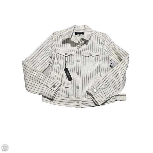Jacket Denim By Liverpool In Striped Pattern, Size: Xs