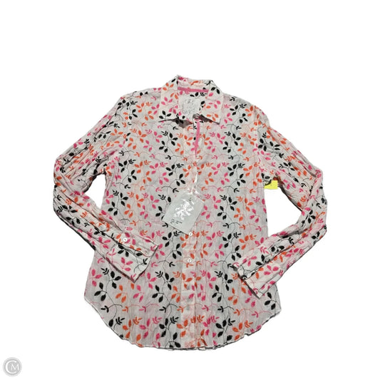Top Long Sleeve By Cmc In Floral Print, Size: L