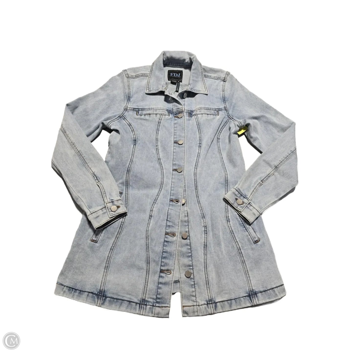 Jacket Denim By French Dressing In Blue Denim, Size: Xs