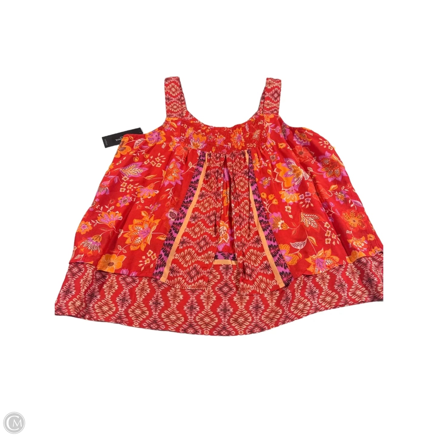 Tank Top By Liverpool In Orange & Red, Size: S