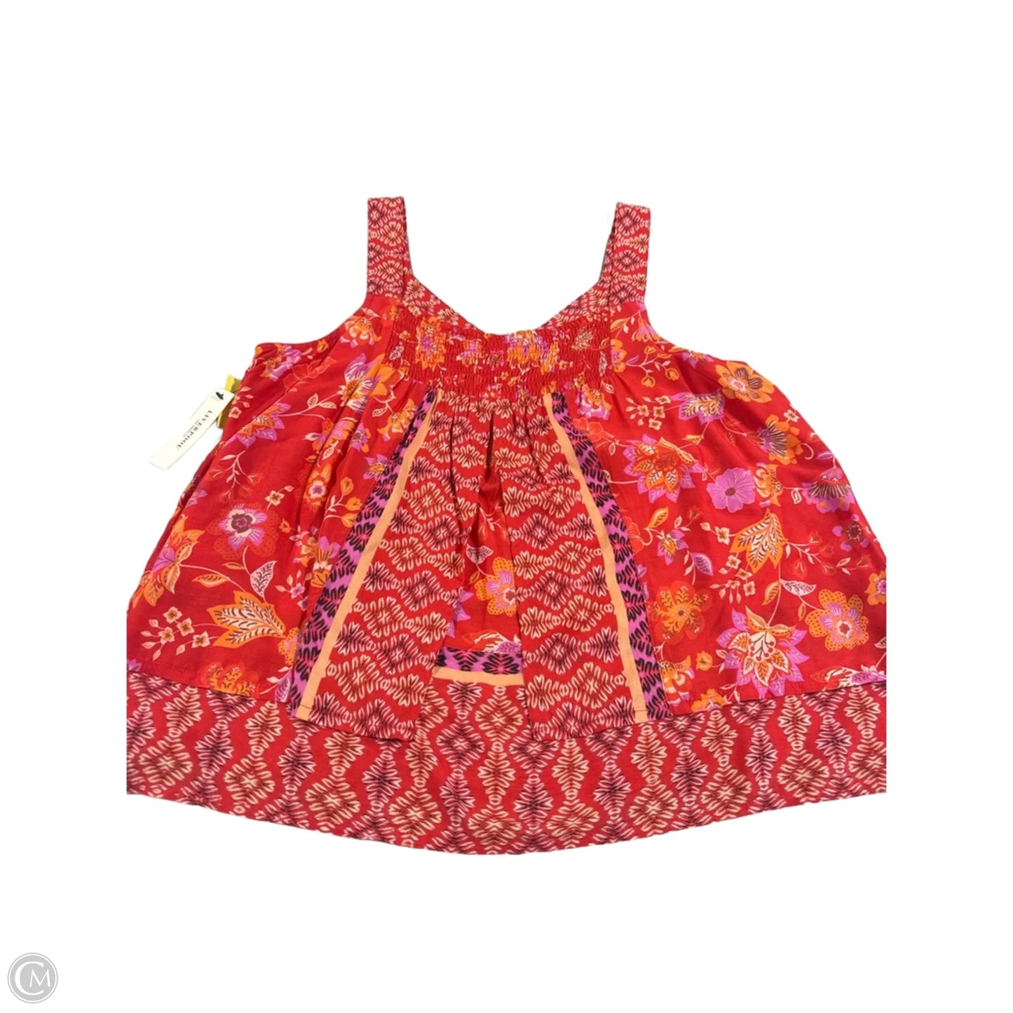 Tank Top By Liverpool In Orange & Red, Size: M