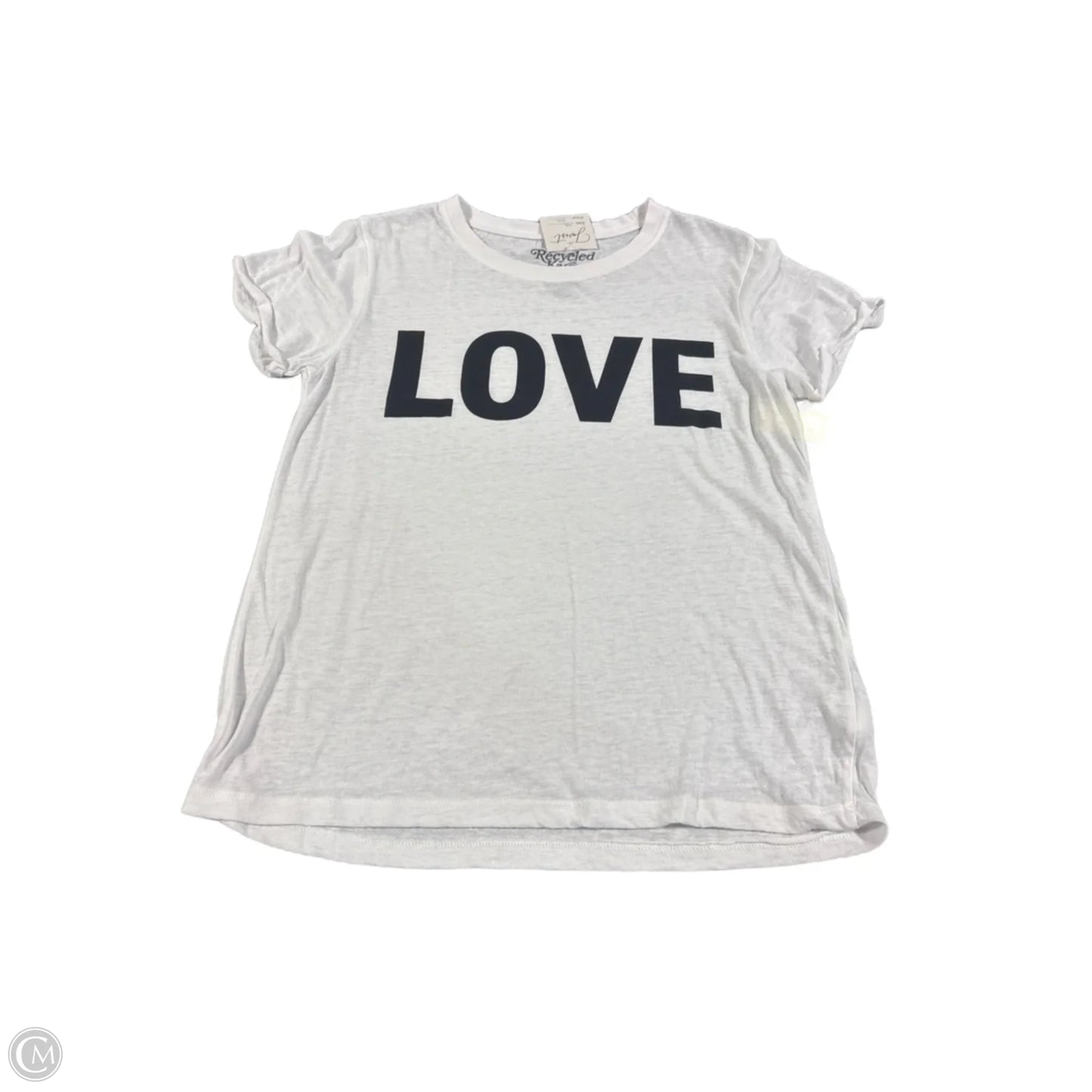 Top Short Sleeve Basic By Cmc In White, Size: M