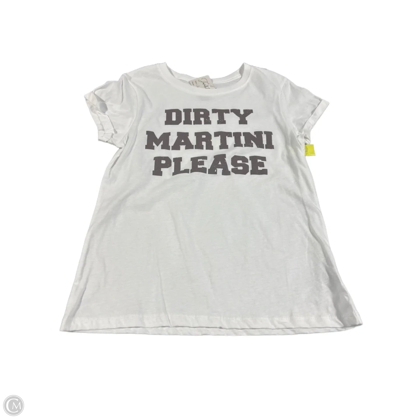 Top Short Sleeve Basic By Cmc In White, Size: S