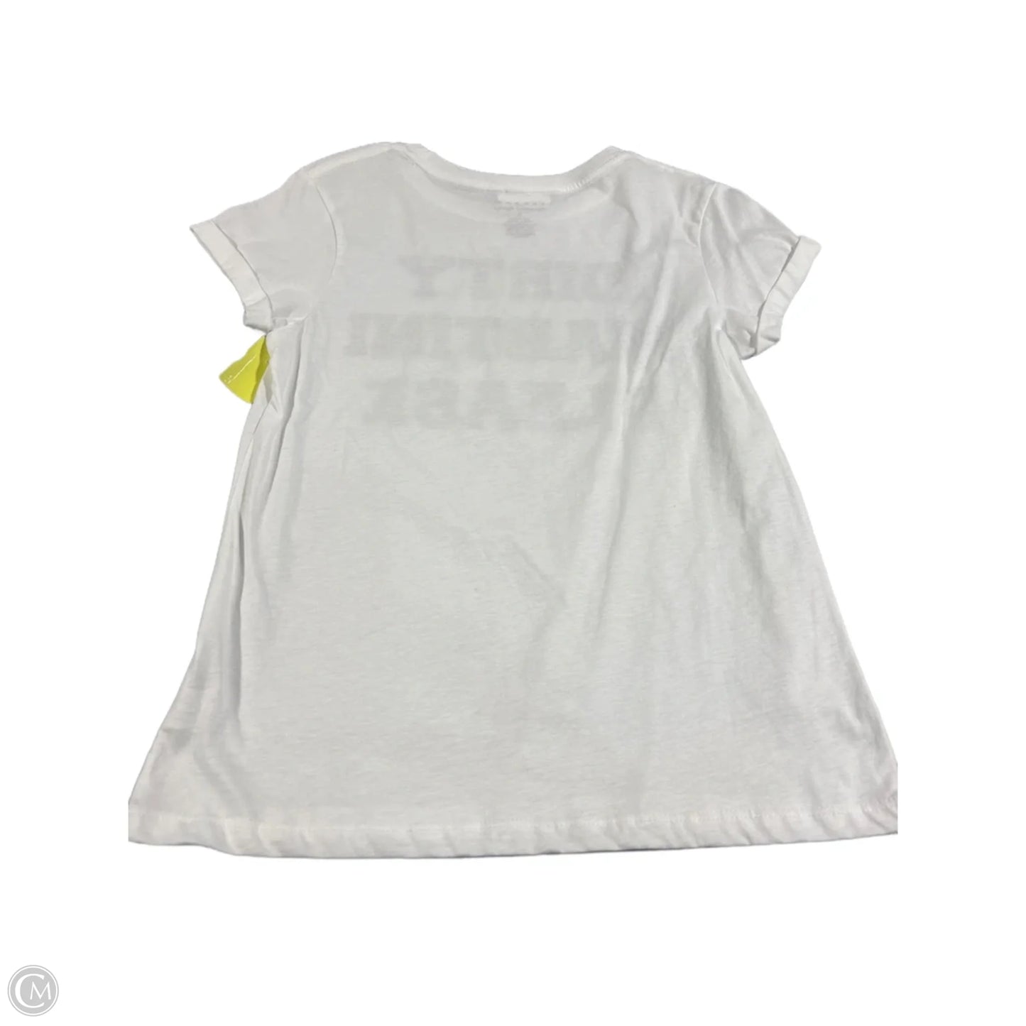 Top Short Sleeve Basic By Cmc In White, Size: S