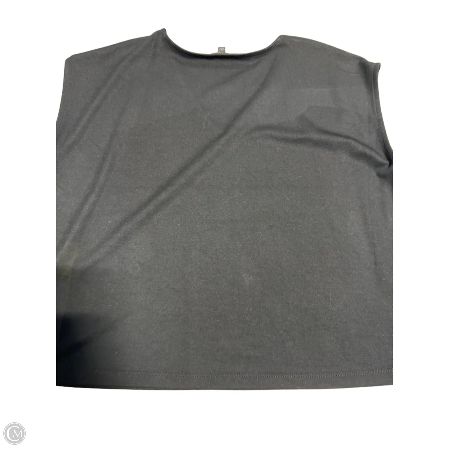 Top Sleeveless By Liverpool In Black, Size: L