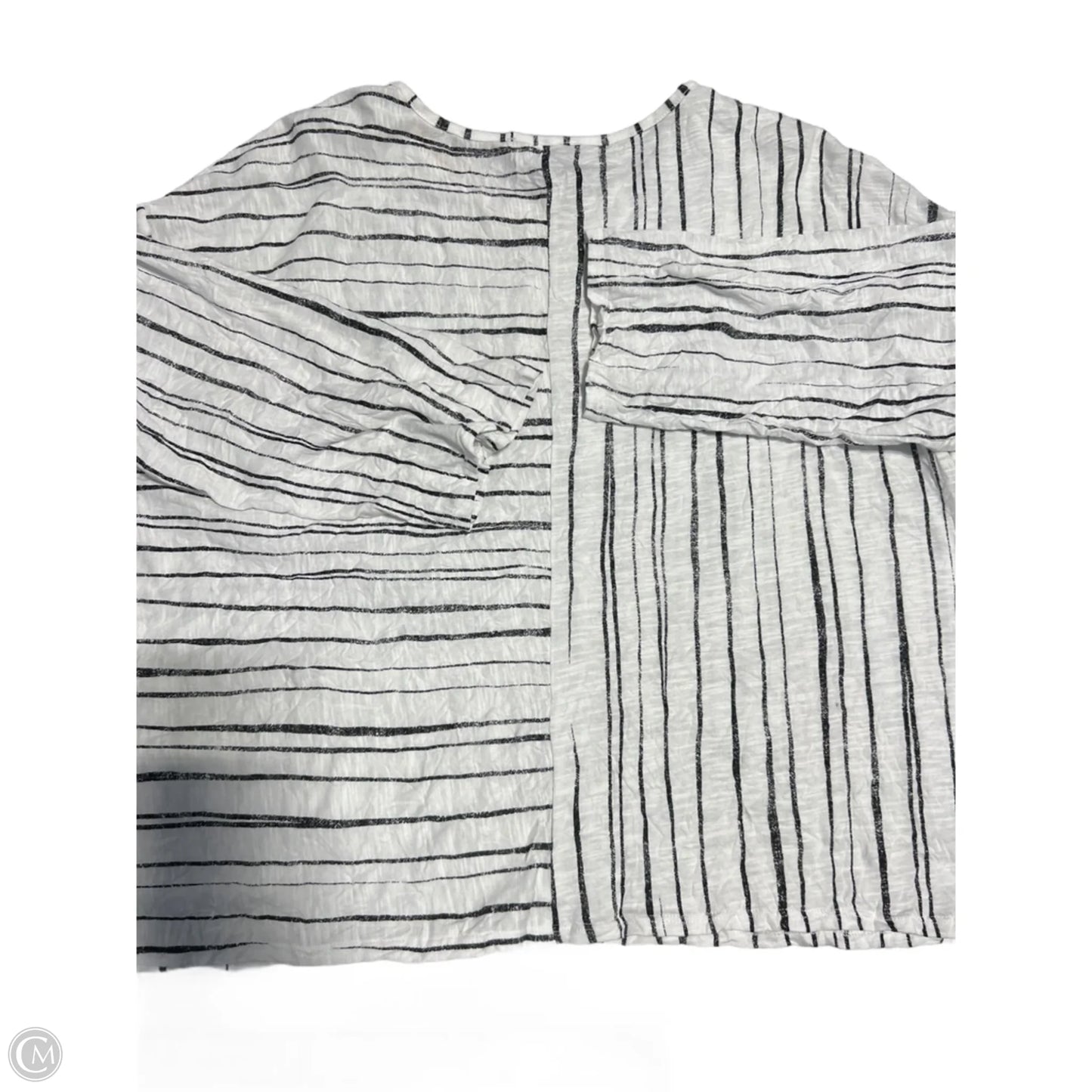 Top Long Sleeve By Cmc In White, Size: L