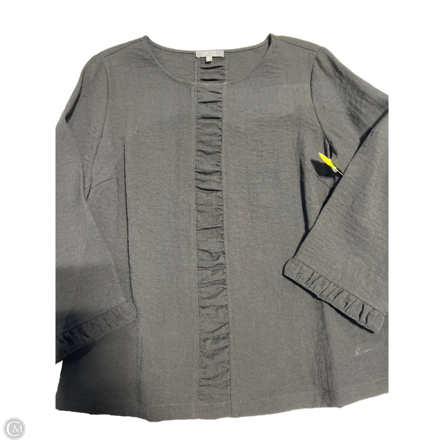 Top Long Sleeve By Habitat In Black, Size: S