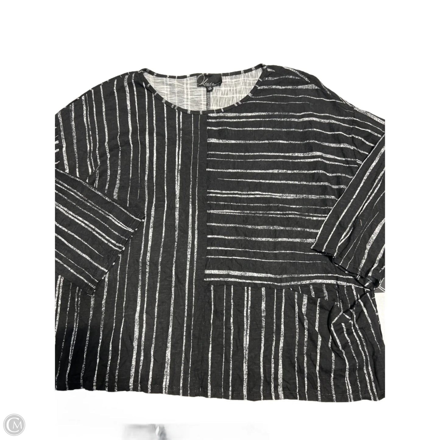 Top Long Sleeve By Habitat In Black, Size: S