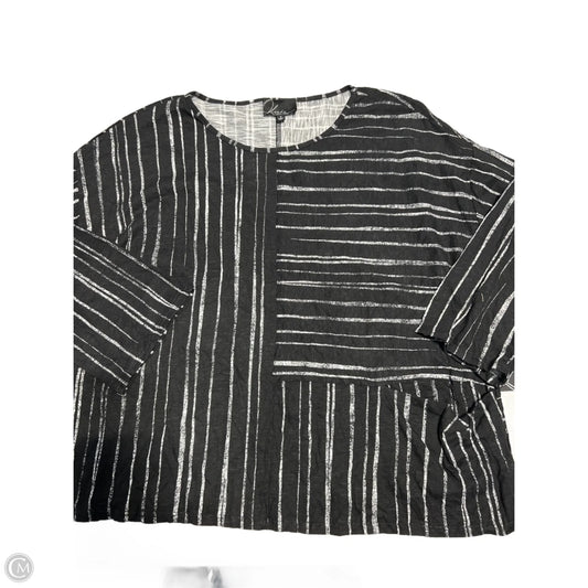Top Long Sleeve By Habitat In Black, Size: S