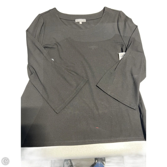 Top Long Sleeve By Habitat In Black, Size: L