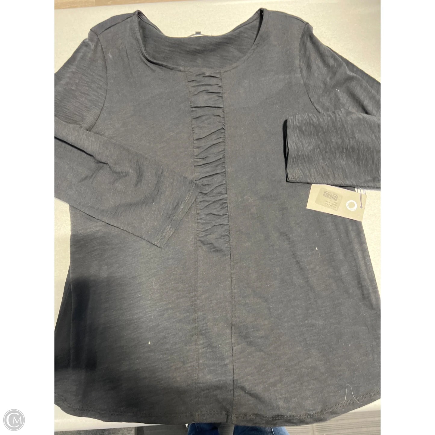 Top Long Sleeve By Habitat In Black, Size: L