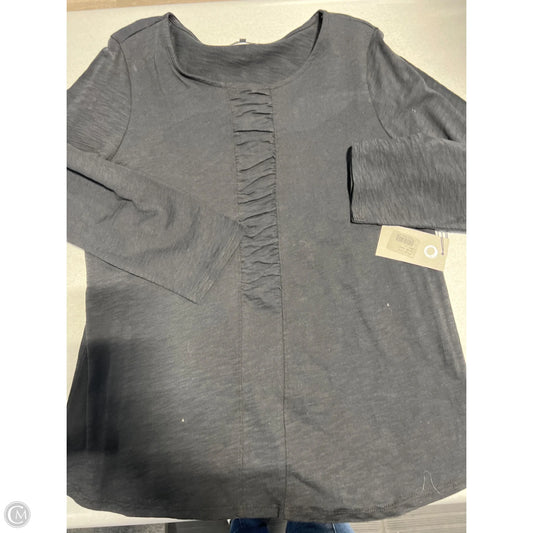 Top Long Sleeve By Habitat In Black, Size: L