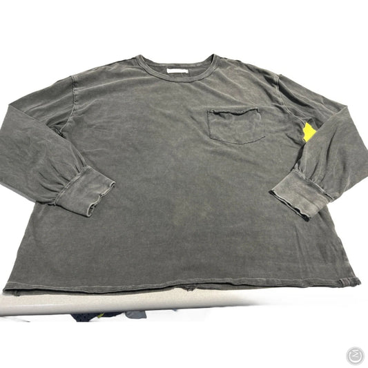 Top Long Sleeve By We The Free In Grey, Size: Xl