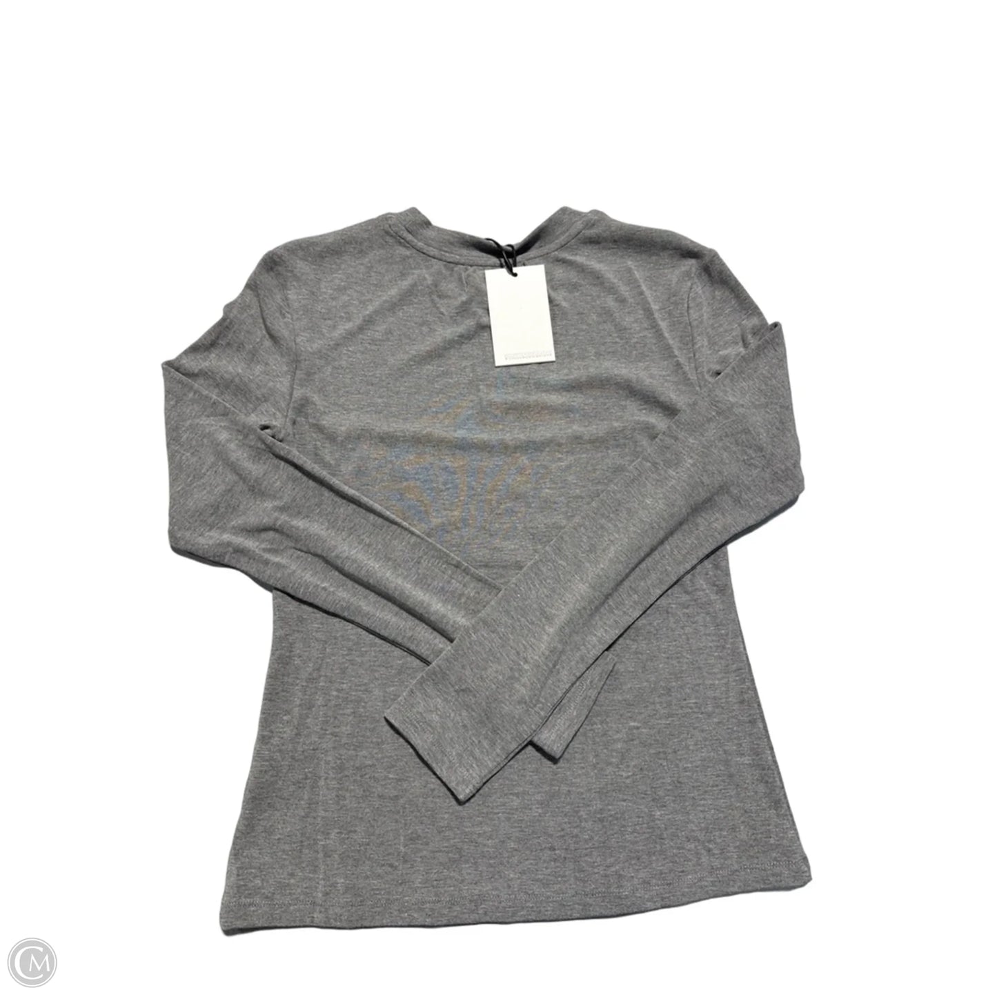 Top Long Sleeve By Cmc In Grey, Size: Xxs
