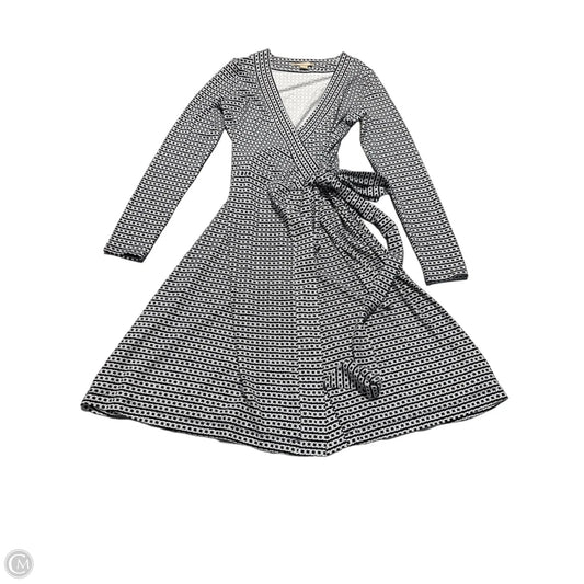 Dress Casual Midi By Banana Republic In Black & White, Size: S