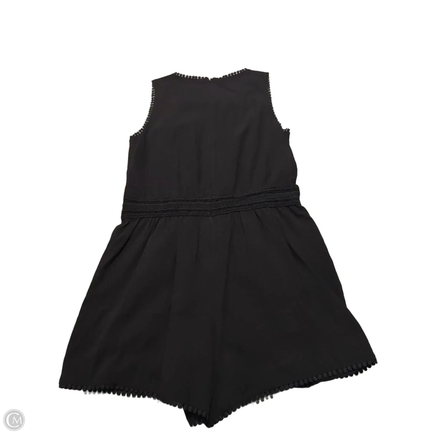 Romper By Ann Taylor In Black, Size: 4