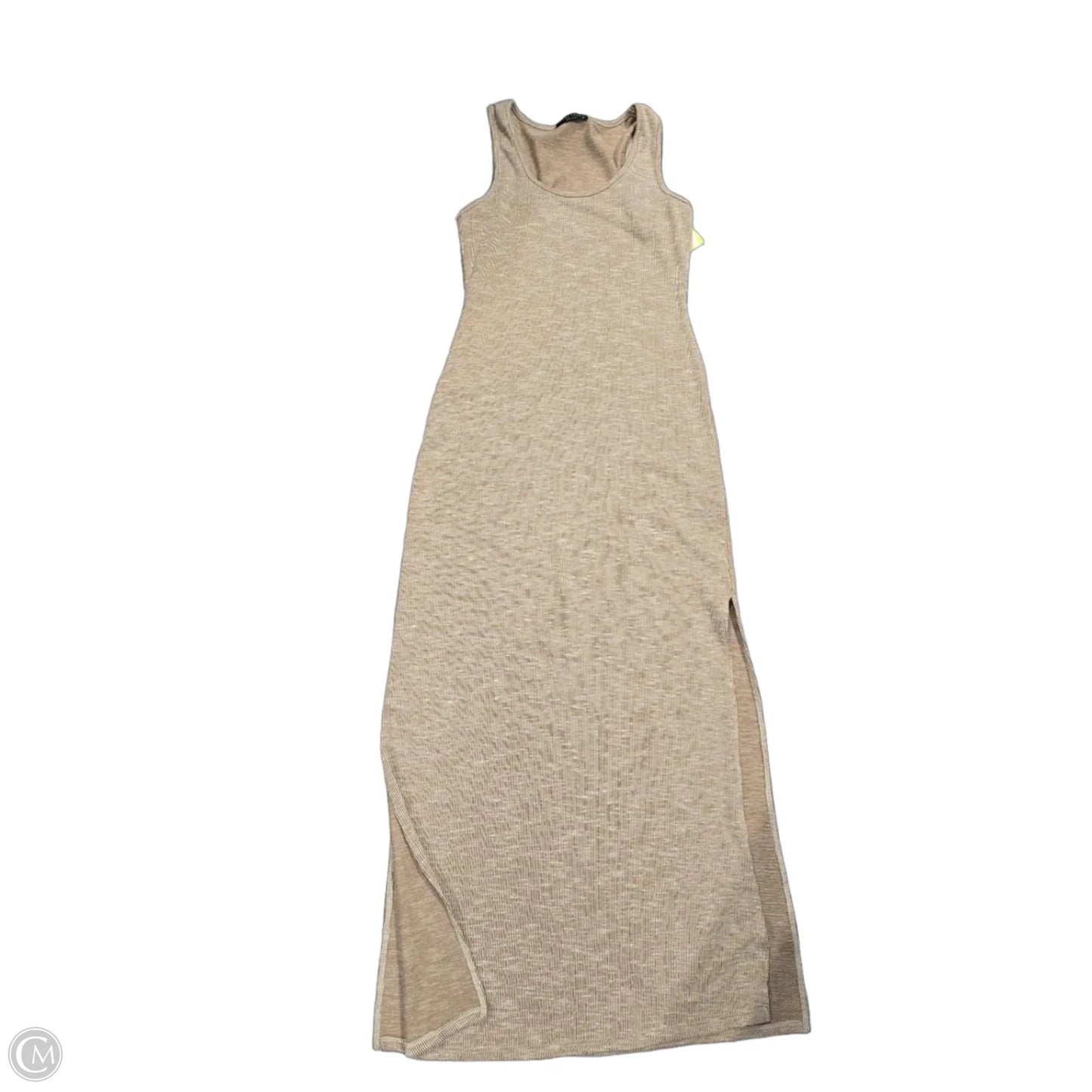 Dress Casual Maxi By Final Touch In Tan, Size: L