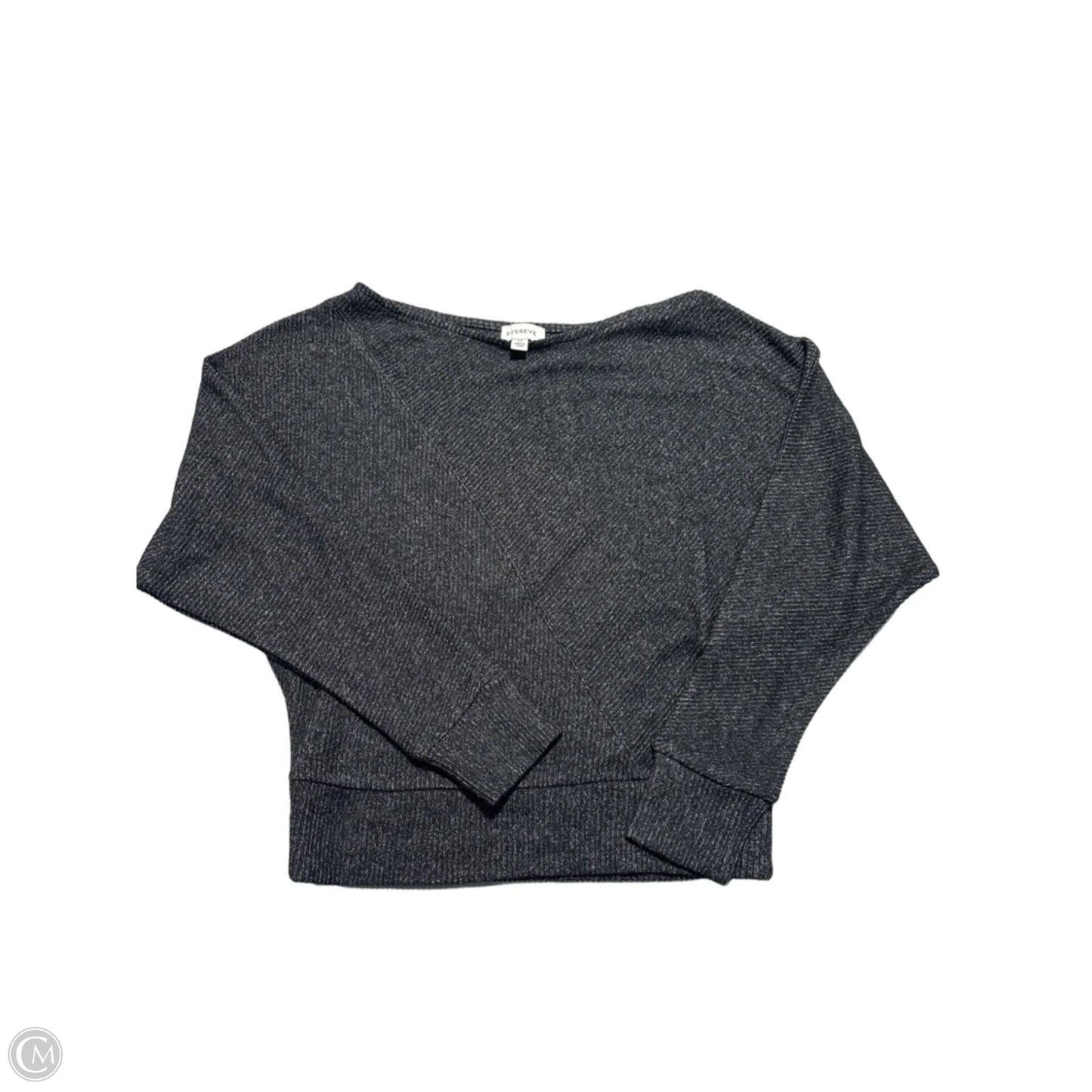 Top Long Sleeve By Evereve In Grey, Size: Xs