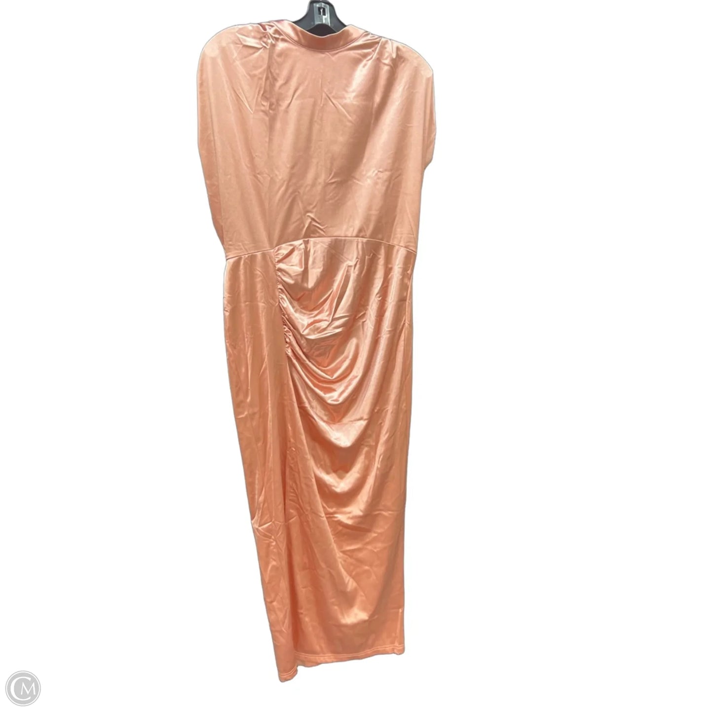 Dress Party Long By Cme In Peach, Size: 3x