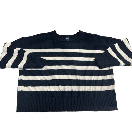 Sweater By Gap In Black & White, Size: Xxl