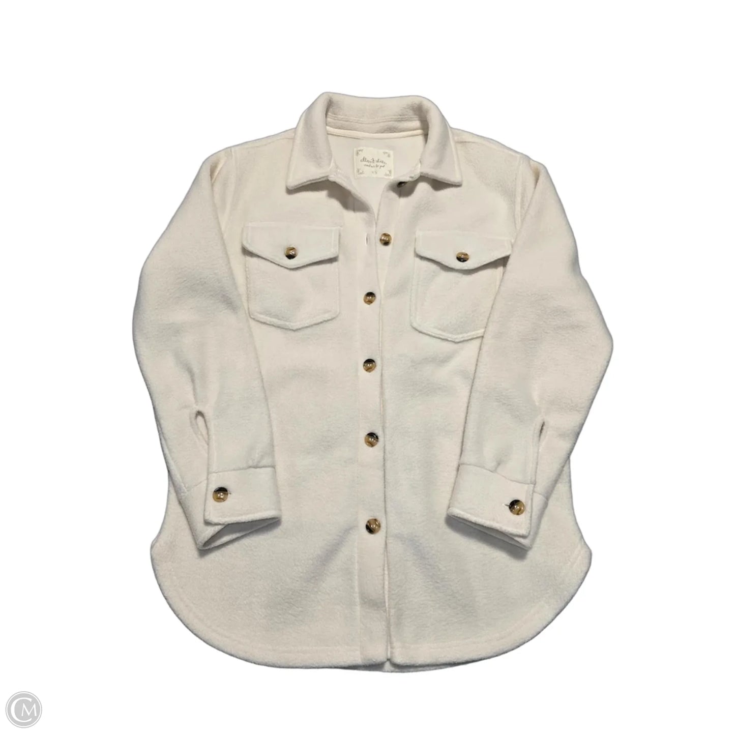 Jacket Fleece By Altard State In Cream, Size: Xs