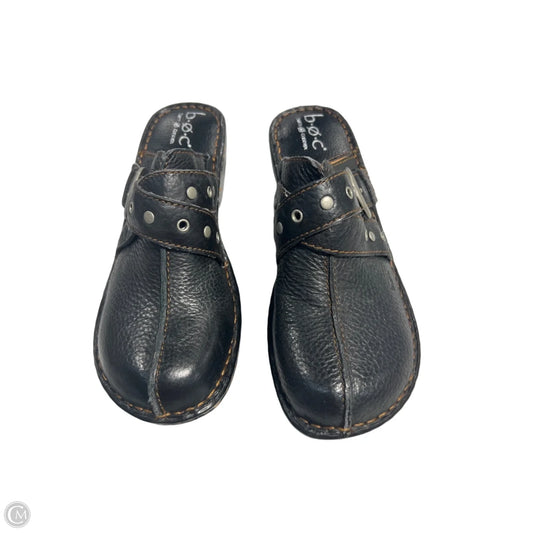 Shoes Heels Wedge By Born In Black, Size: 8.5