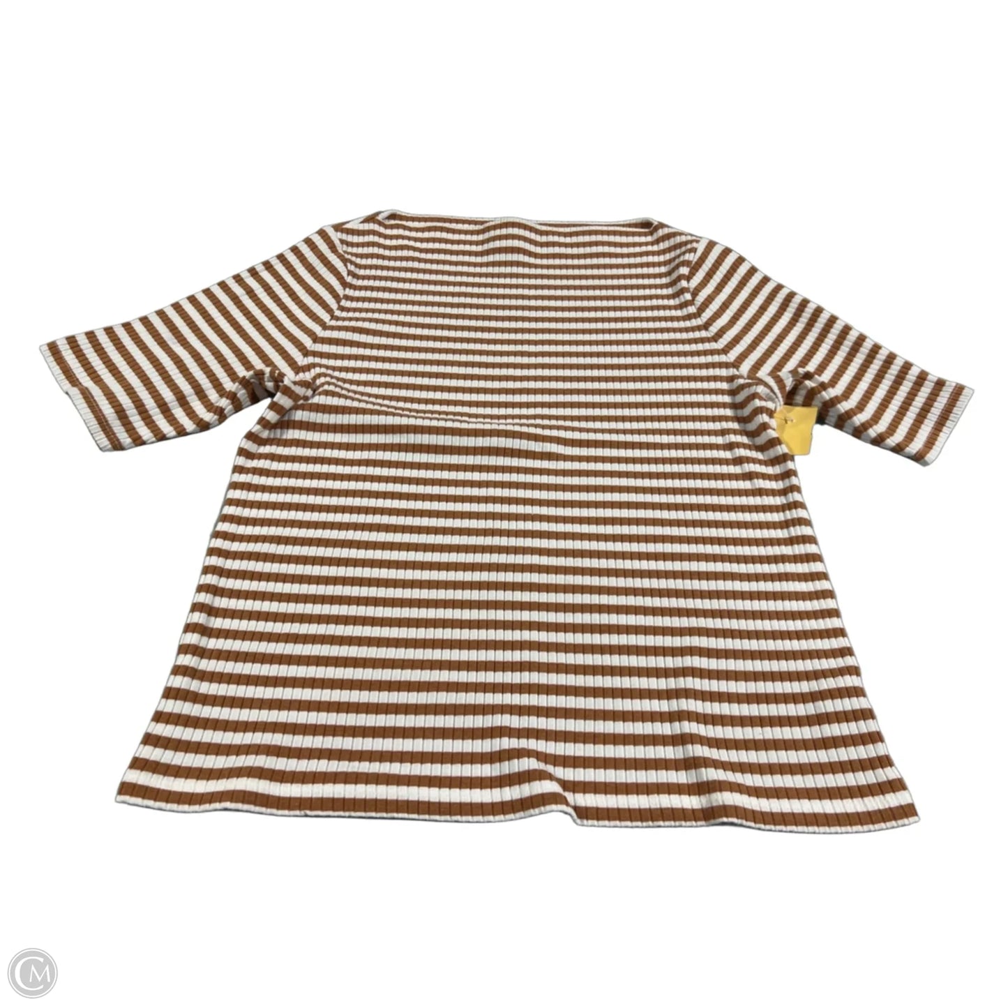 Top 3/4 Sleeve By Old Navy In Striped Pattern, Size: Xl