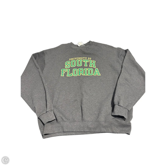 Sweatshirt Crewneck By Champion In Grey, Size: Xl