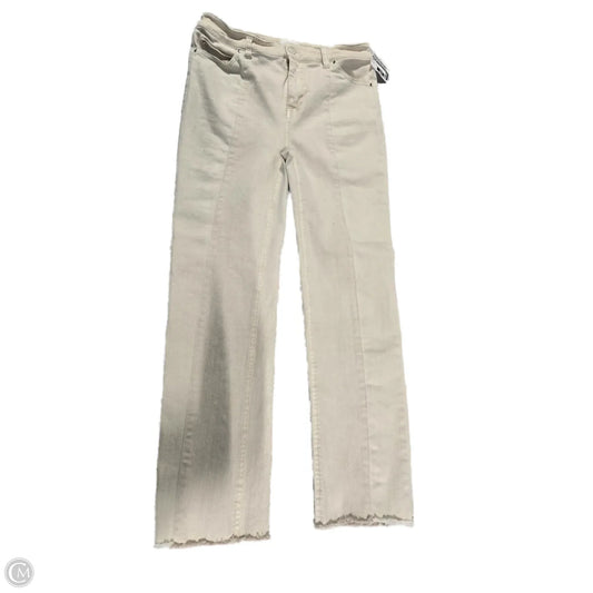 Jeans Straight By Ecru In Beige, Size: 0