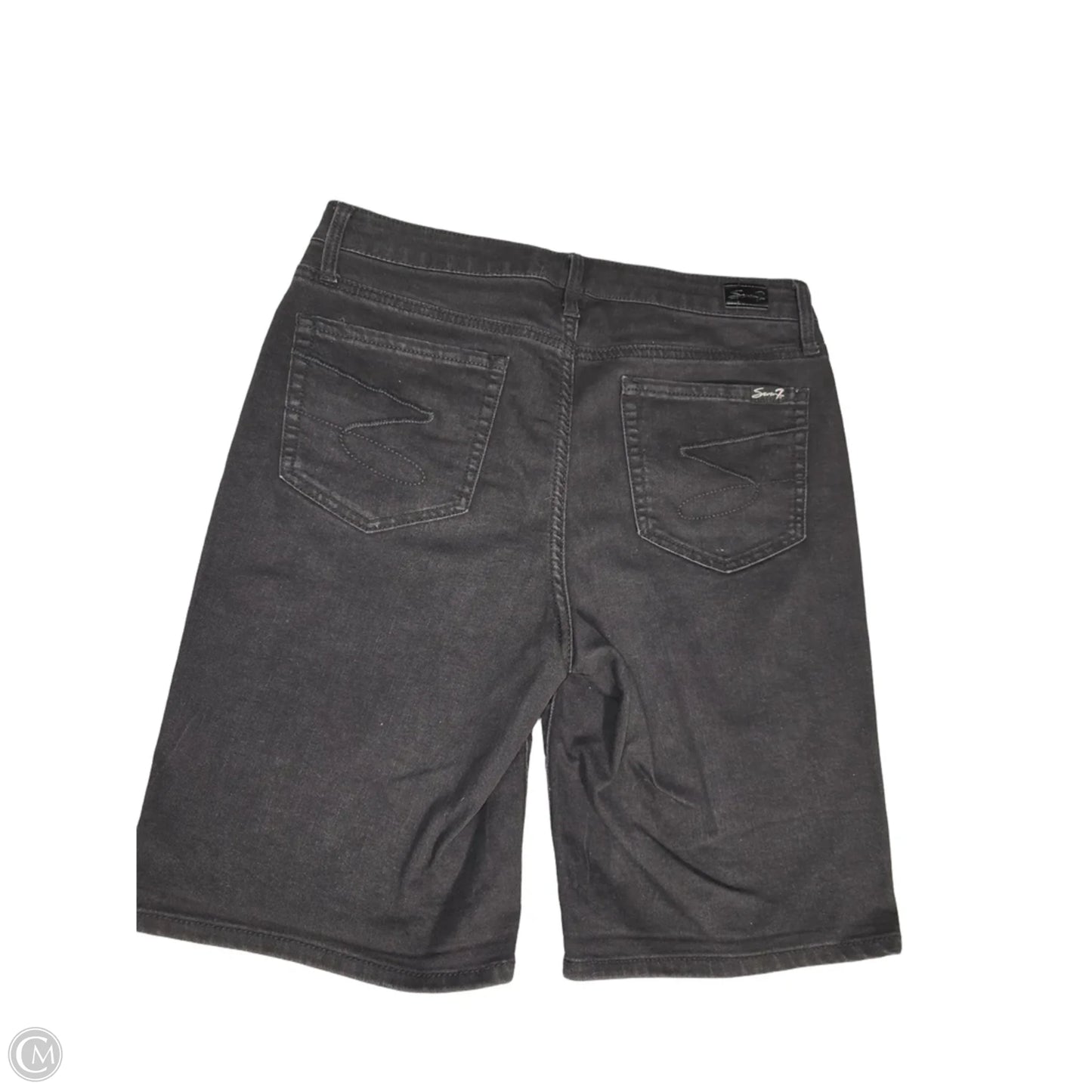 Shorts By Seven 7 In Black Denim, Size: 10