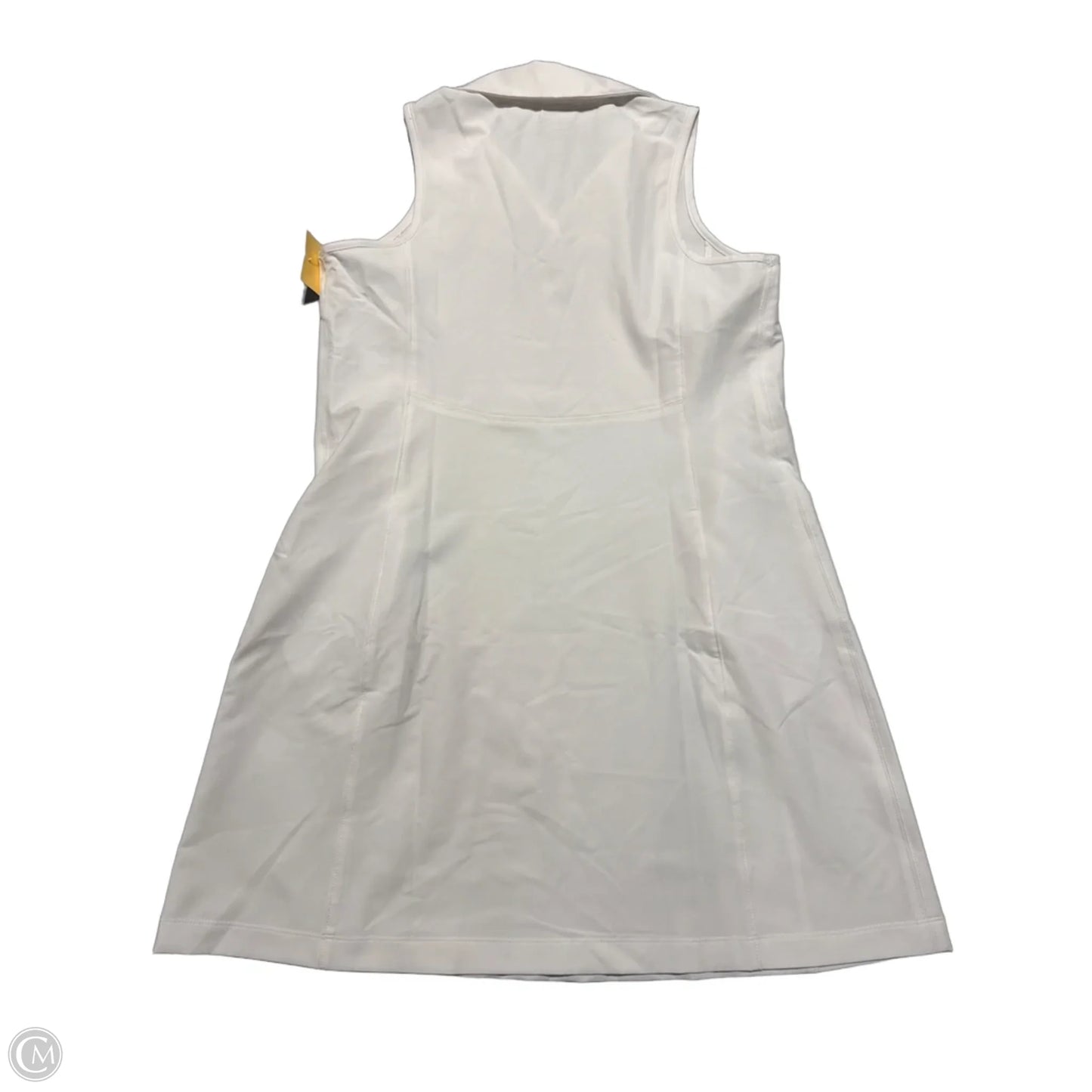 Dress Casual Midi By Tek Gear In White, Size: M