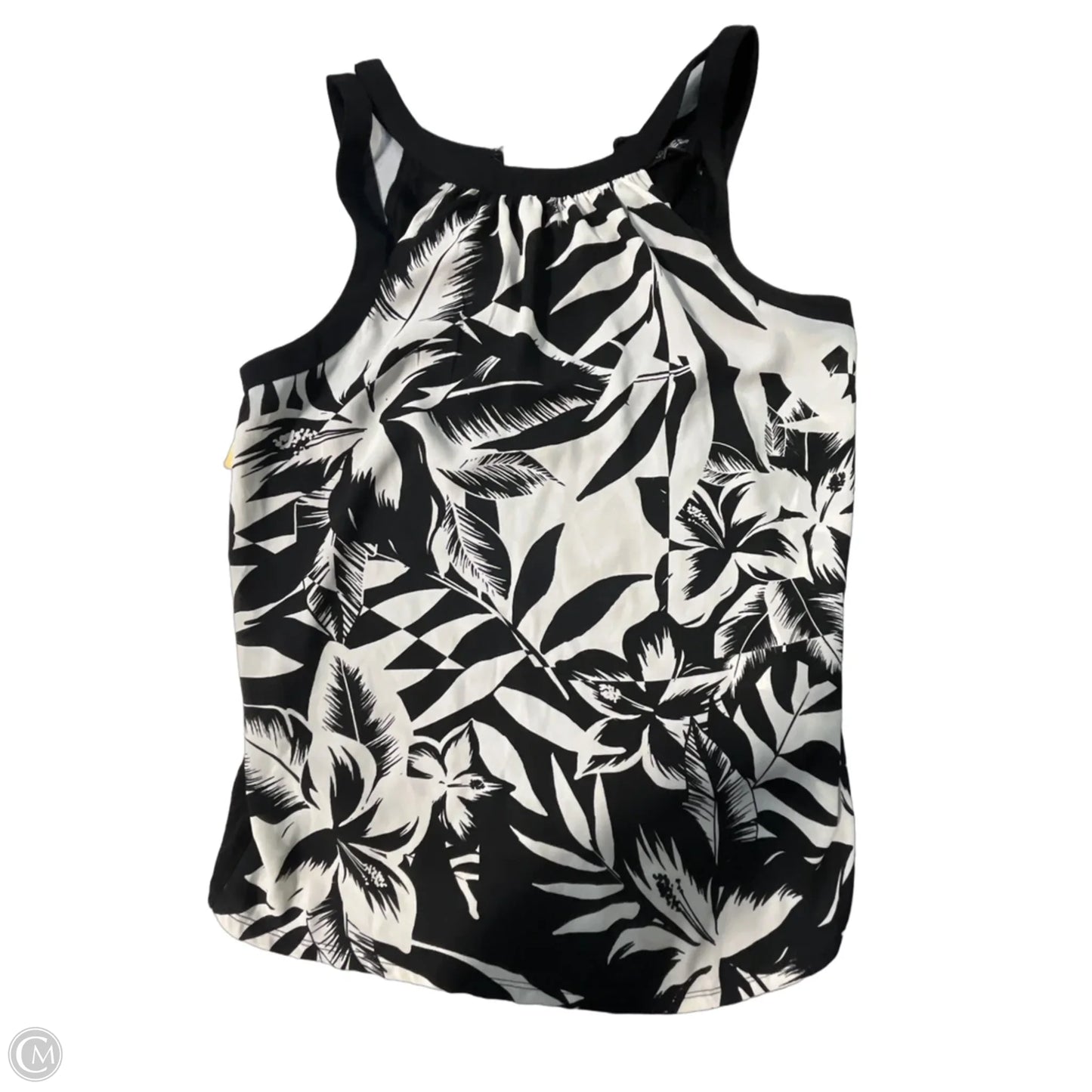 Tank Top By Express In Black & White, Size: S