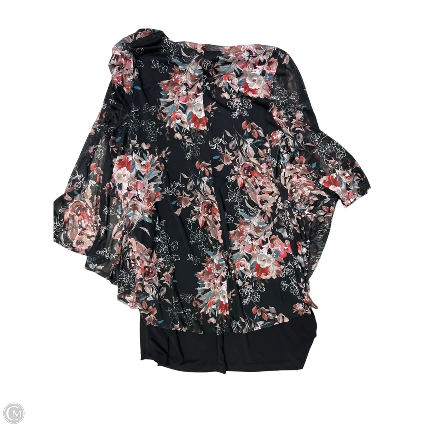 Dress Casual Maxi By Connected Apparel In Black, Size: 2x