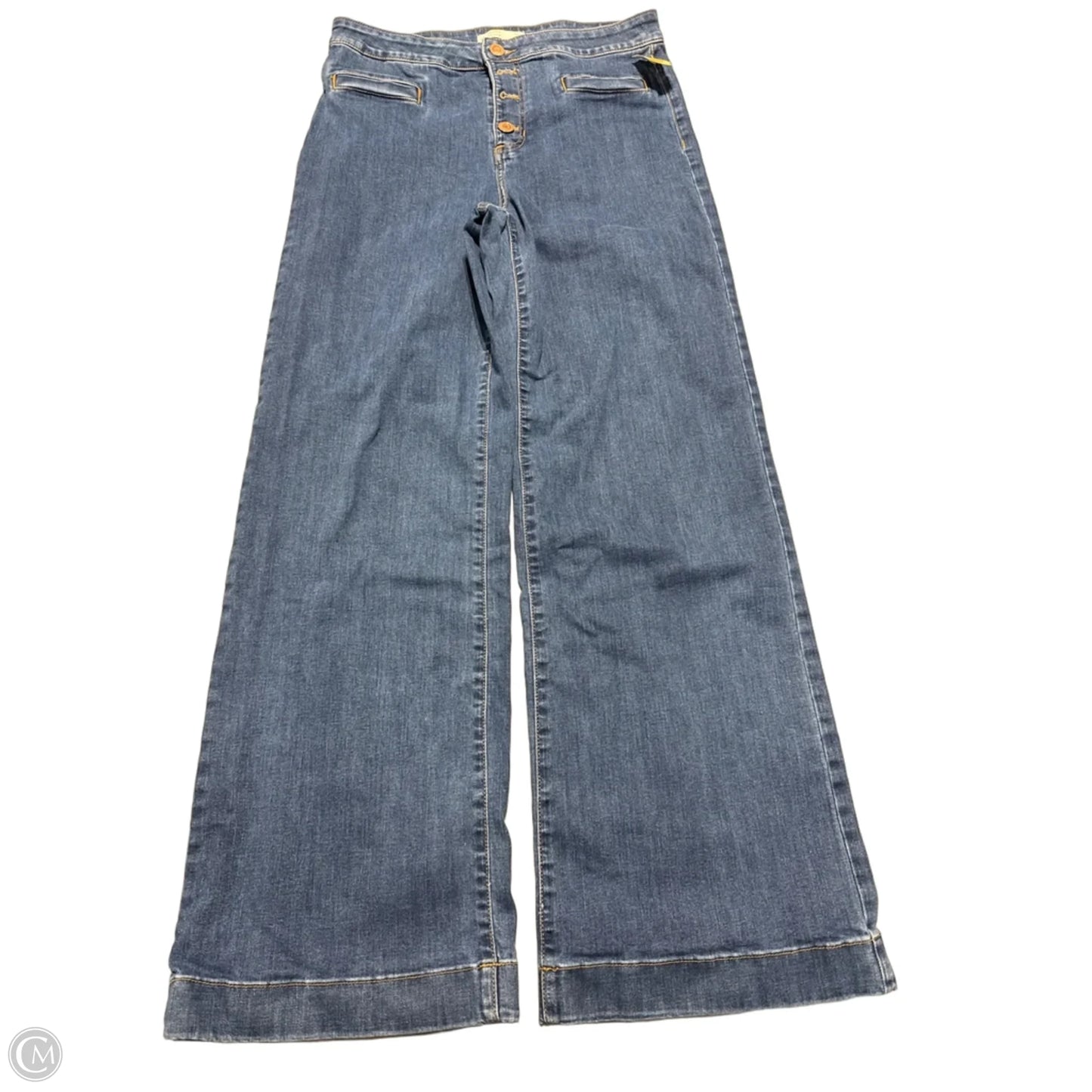 Jeans Flared By Lc Lauren Conrad In Blue Denim, Size: 12
