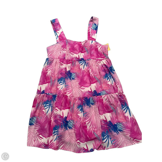 Dress Casual Midi By Adrienne In Floral Print, Size: L