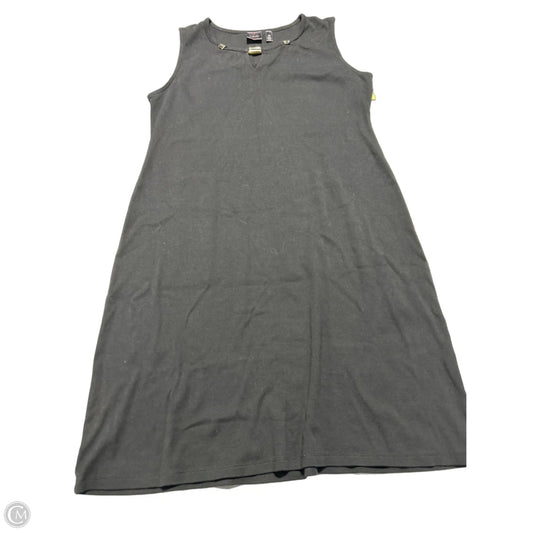 Dress Casual Midi By Rafaella In Black, Size: L