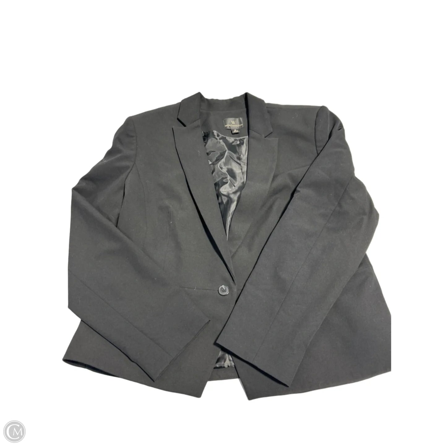 Blazer By Worthington In Black, Size: Xxl