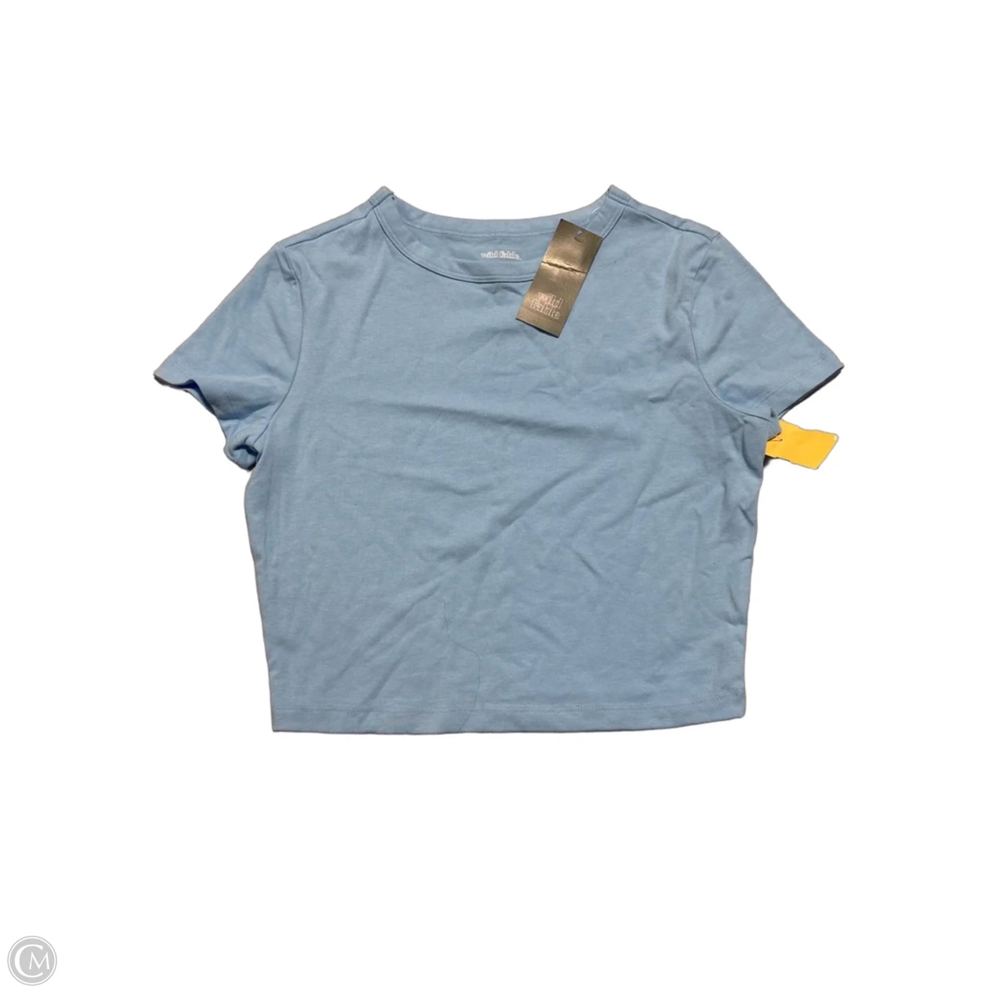 Top Short Sleeve By Wild Fable In Blue, Size: M