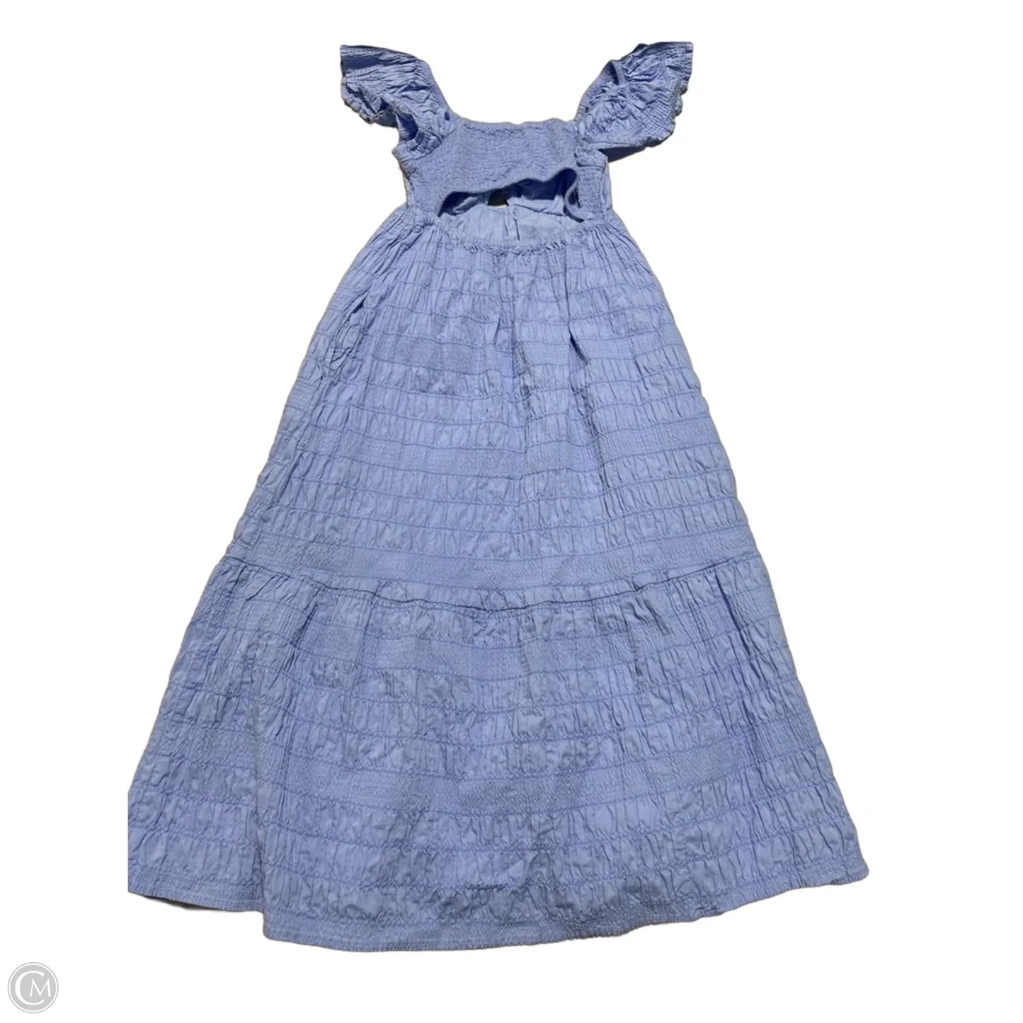 Dress Casual Midi By Universal Thread In Blue, Size: M