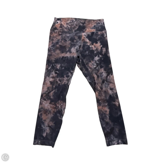 Athletic Leggings By Lululemon In Multi-colored, Size: 12