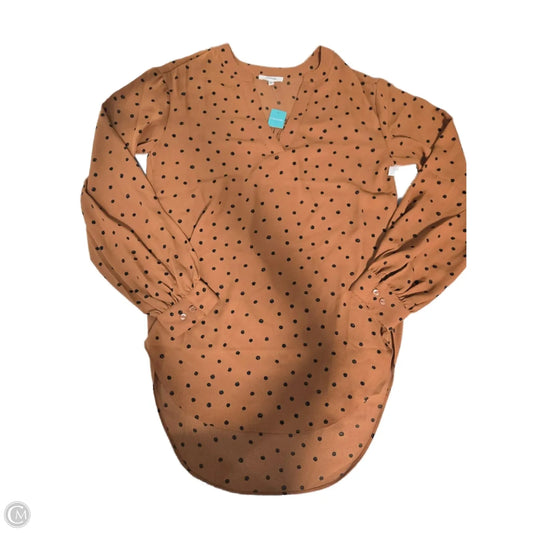 Top Long Sleeve By Maurices In Polkadot Pattern, Size: Xs