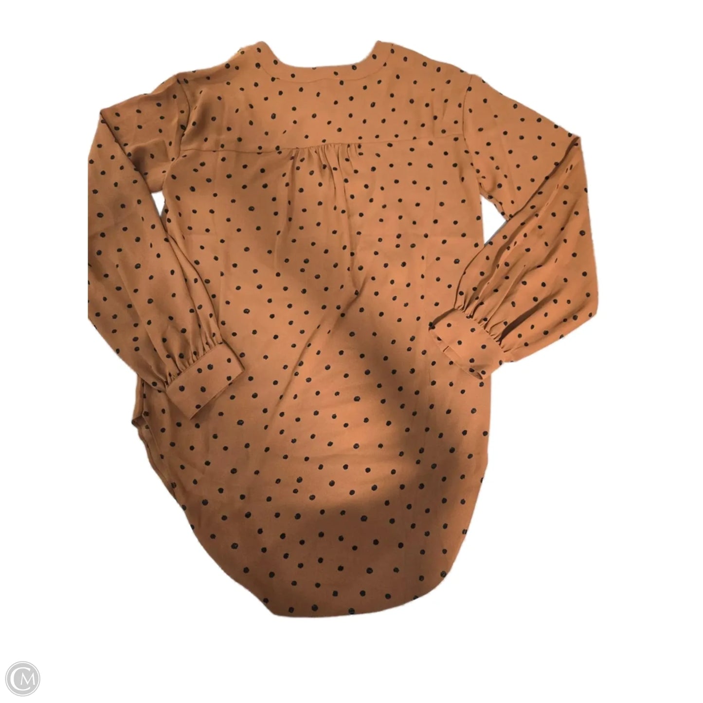 Top Long Sleeve By Maurices In Polkadot Pattern, Size: Xs