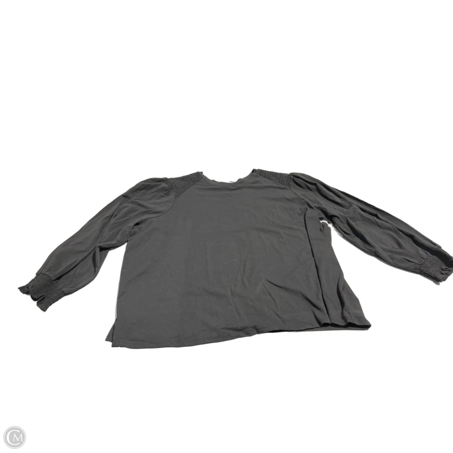 Top Long Sleeve By Lc Lauren Conrad In Black, Size: 3x