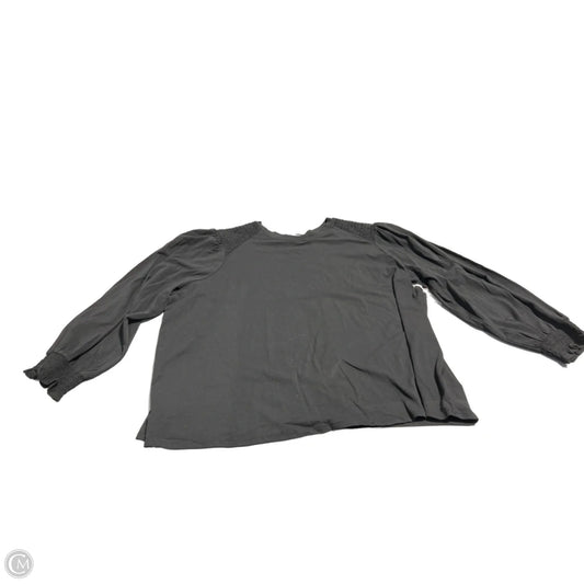 Top Long Sleeve By Lc Lauren Conrad In Black, Size: 3x