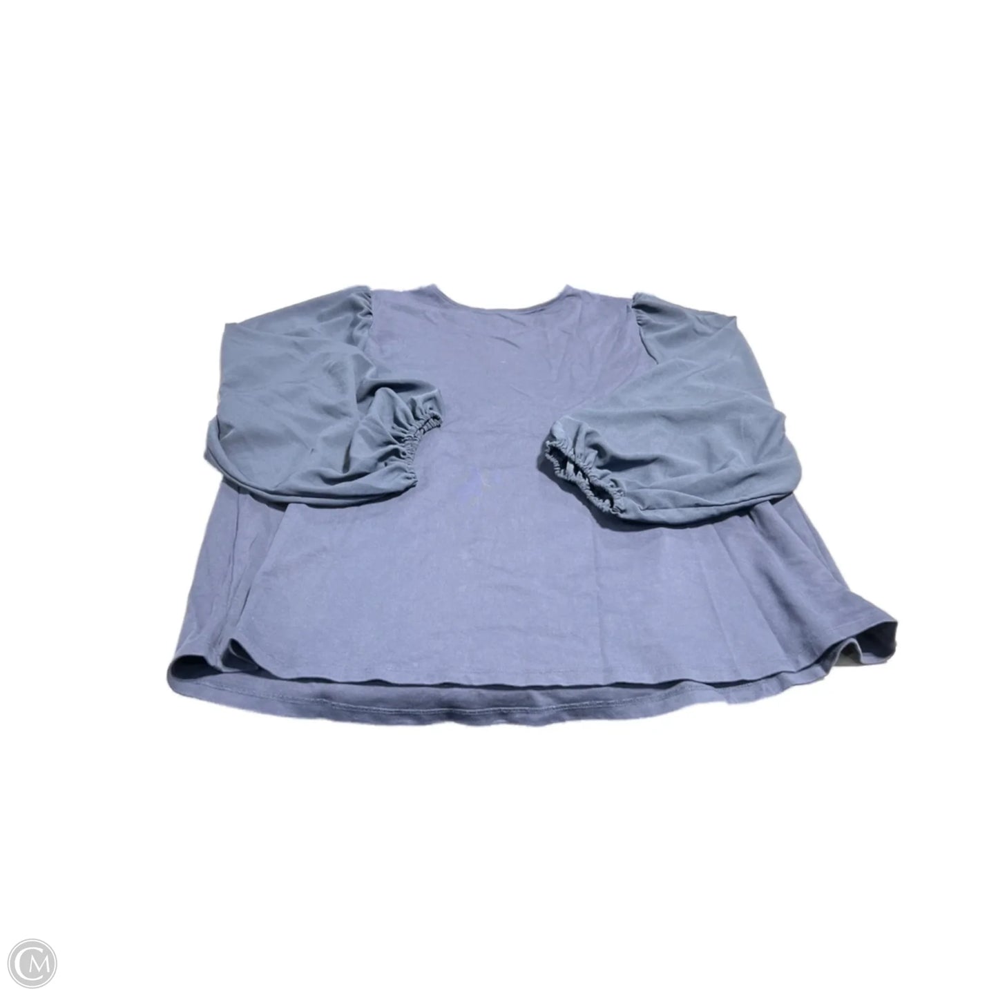 Top Long Sleeve By Nine West In Blue, Size: 3x