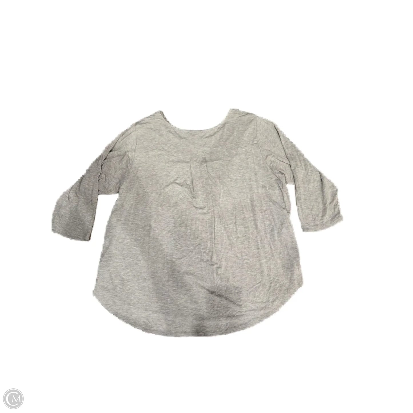 Top Long Sleeve By Philosophy In Grey, Size: 2x