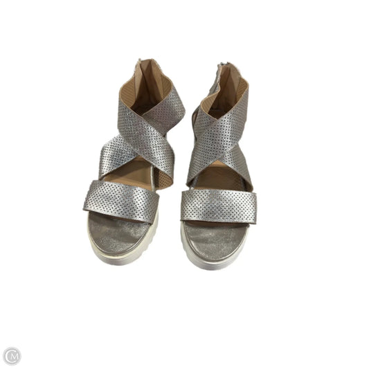 Shoes Heels Platform By Cme In Beige, Size: 10